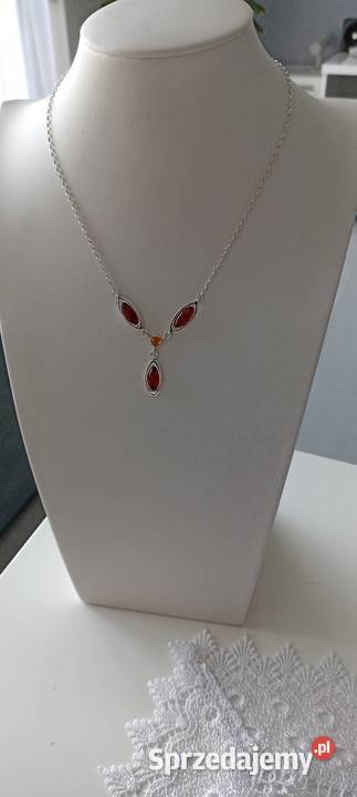 Naszyjnik z bursztynu Piotrków Kujawski