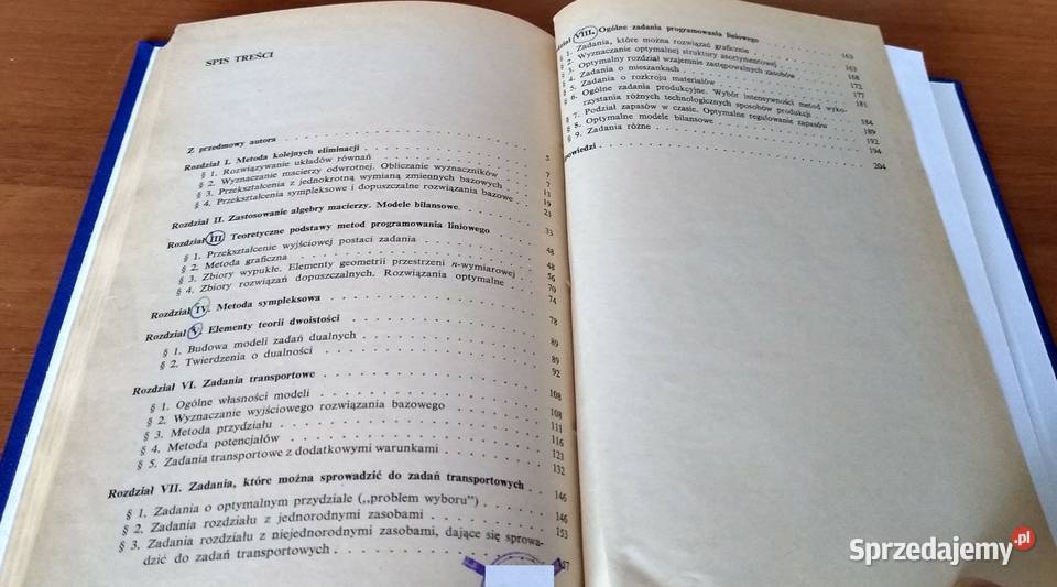 Zadania z algebry liniowej i programowania matematyka Podręczniki Gdańsk