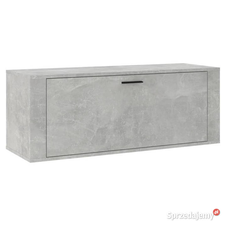 Ścienna szafka na buty szarość betonu 100x35x38 Warszawa