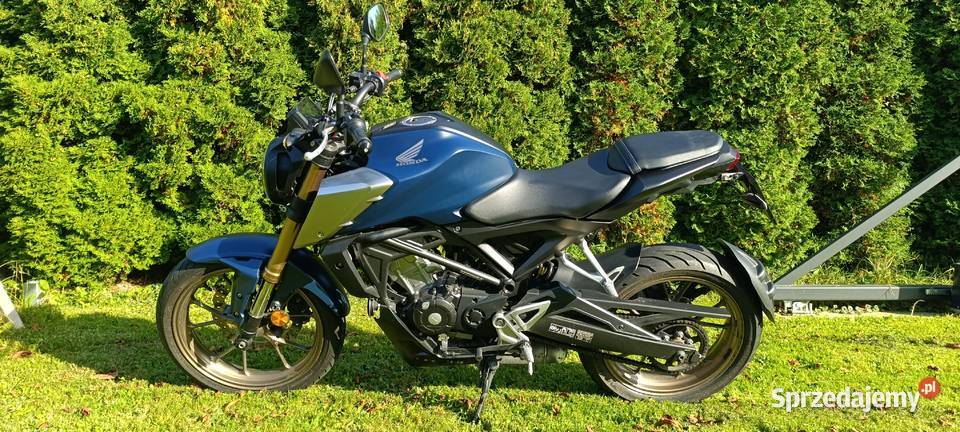 Honda cb125r 2021r niebieski Liniewo