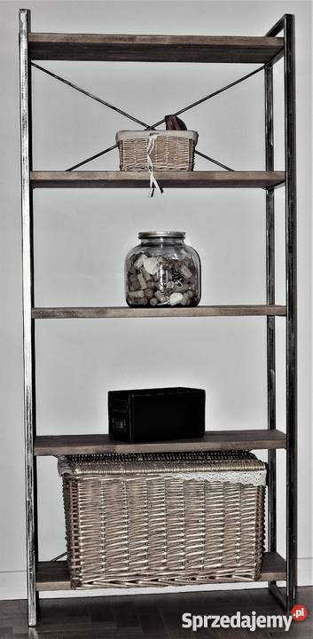 Metal i Drewno Loft dizajn Meble na zamówienie 30cm Białystok