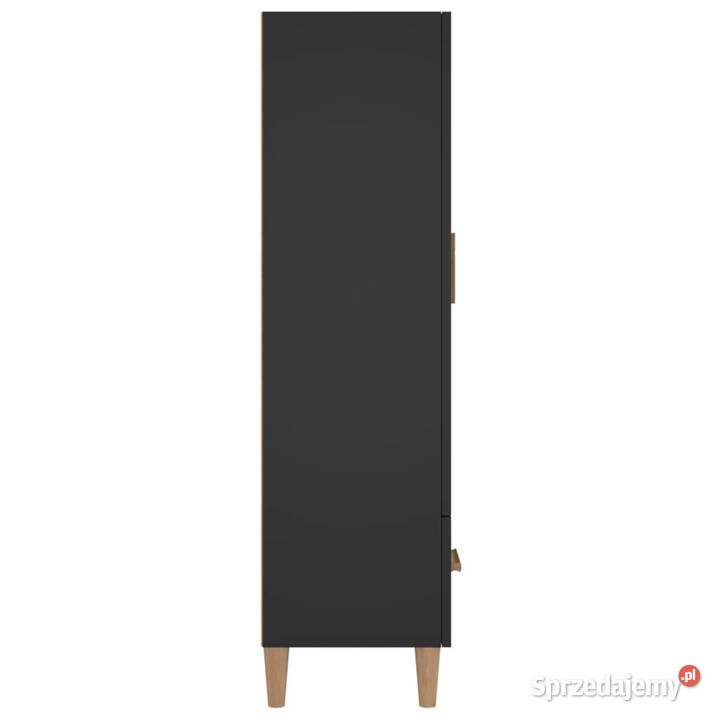 Kredens czarny 70x31x115 materiał drewnopochodny Warszawa sprzedam