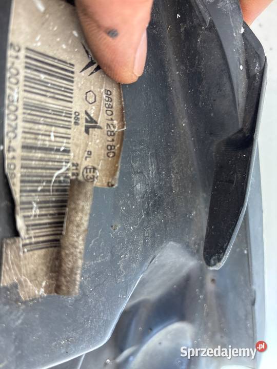 Citroen C2 9680128180 LAMPA PRZÓD PRZEDNIA LEWA Lampy przednie