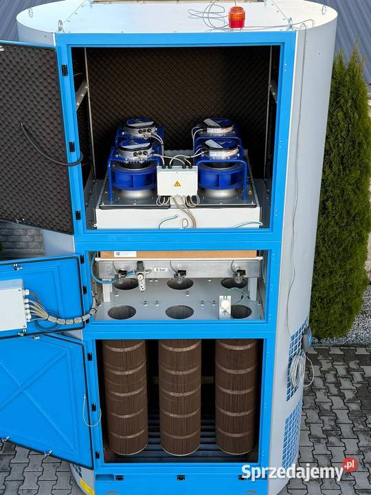 Odciąg dymu z hali wieża wentylacyjna Zdziechowice