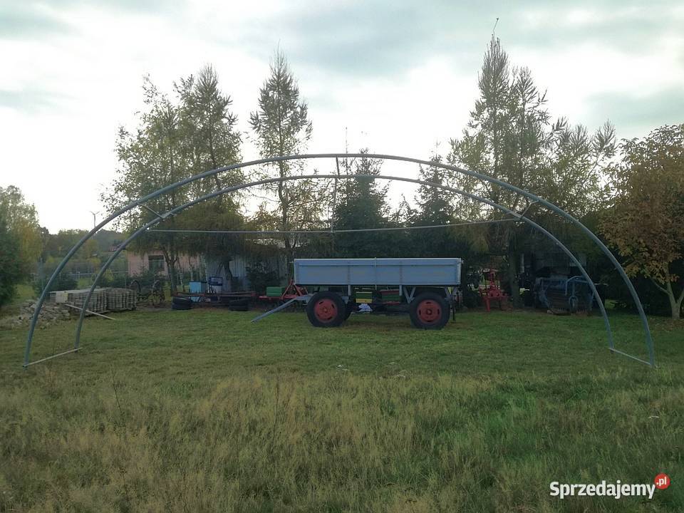 Konstrukcja Hali Łukowej Namiotowej 8x12 Wiata Żarska Wieś