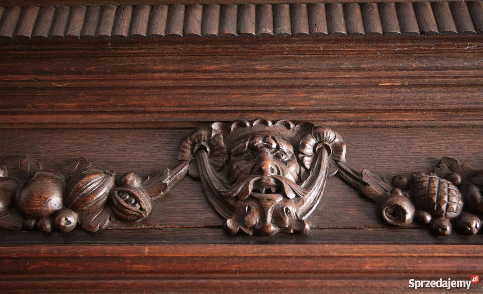 Rarytas Neorenesansowy komplet gabinetowy z 1905 Wrocław