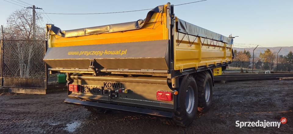 Nowa przyczepa rolnicza Tandem 255x450x65 FV nieuszkodzony małopolskie Limanowa