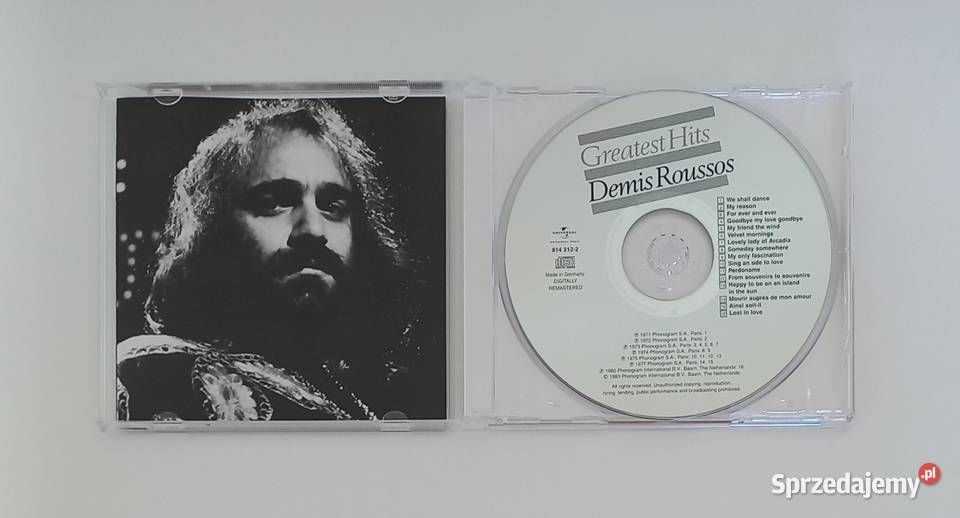 Płyta CD Demis Roussos Kraków
