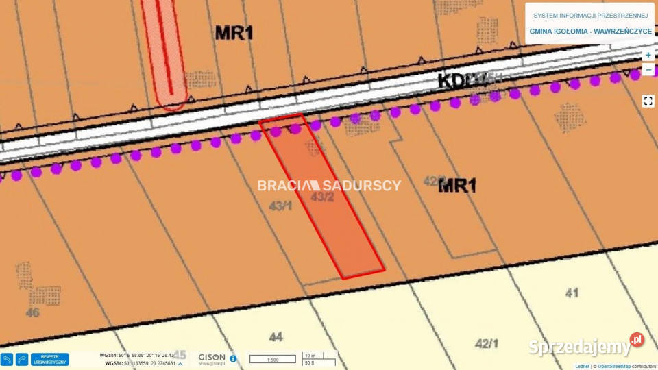 Dom wolnostojący Wawrzeńczyce 36m2 2 piętra małopolskie