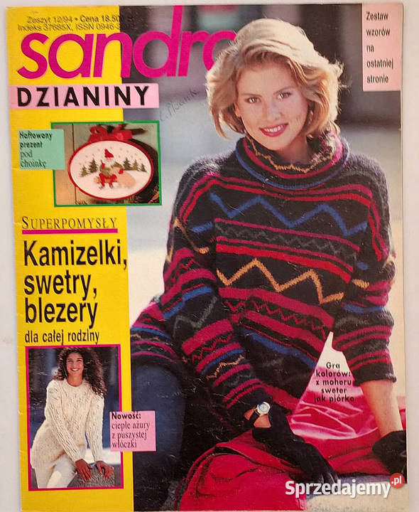 Sandra dzianiny czasopisma 1294 Rok wydania 1994 Suwałki