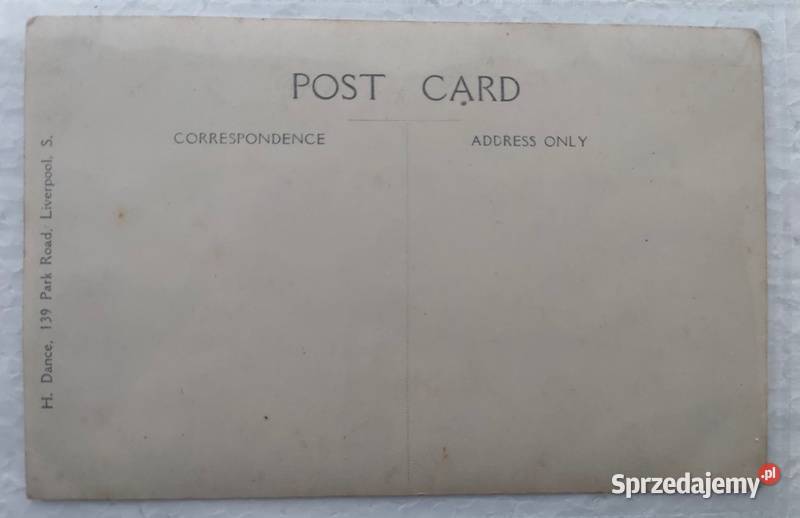 Stara angielska pocztówka seria mundur małopolskie Kraków