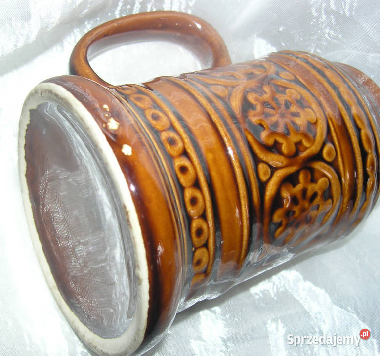 kufle ceramiczne do piwa vintageD