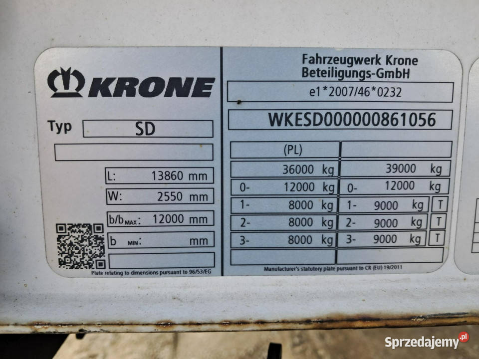 firana Krone sd Komorniki sprzedam