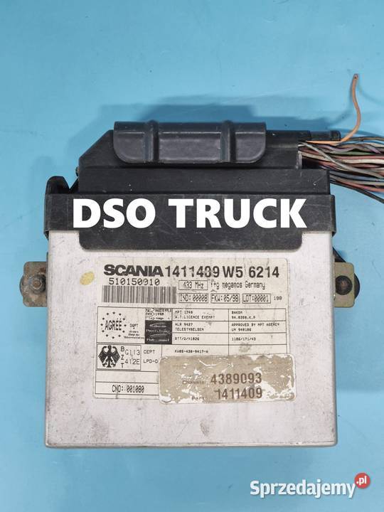 1411409 KOMPUTER MODUL ECU SCANIA Zawichost