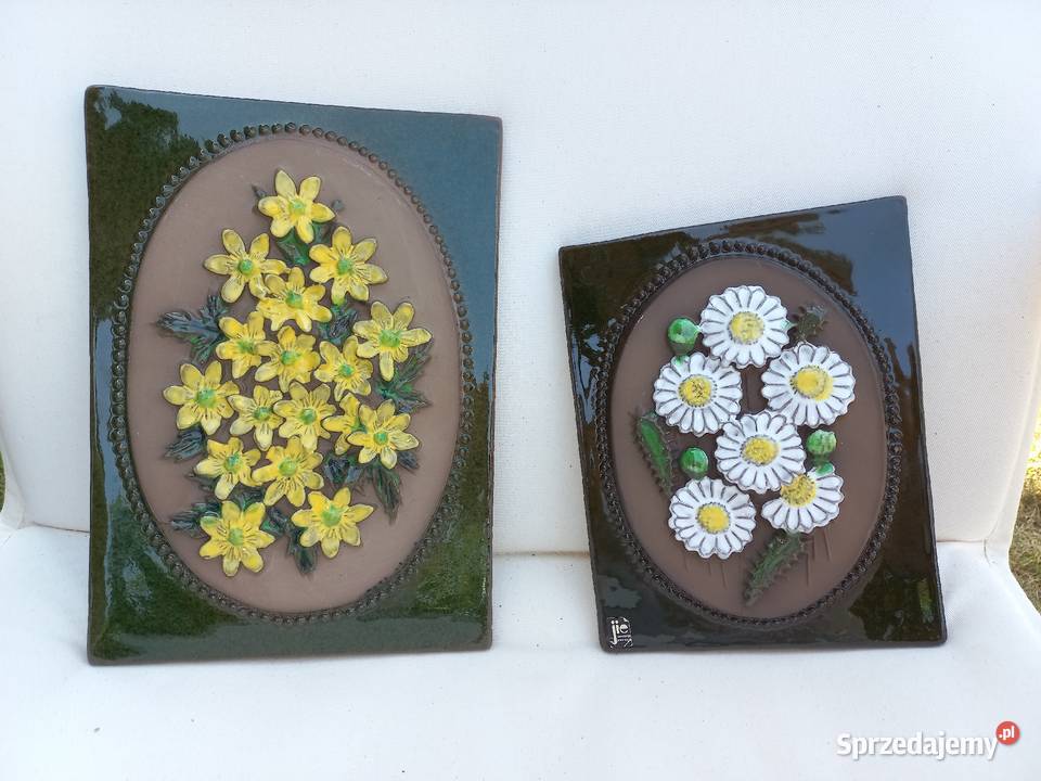 Obraz ceramiczny JIE Gantofta 2 Szwecja kwiaty