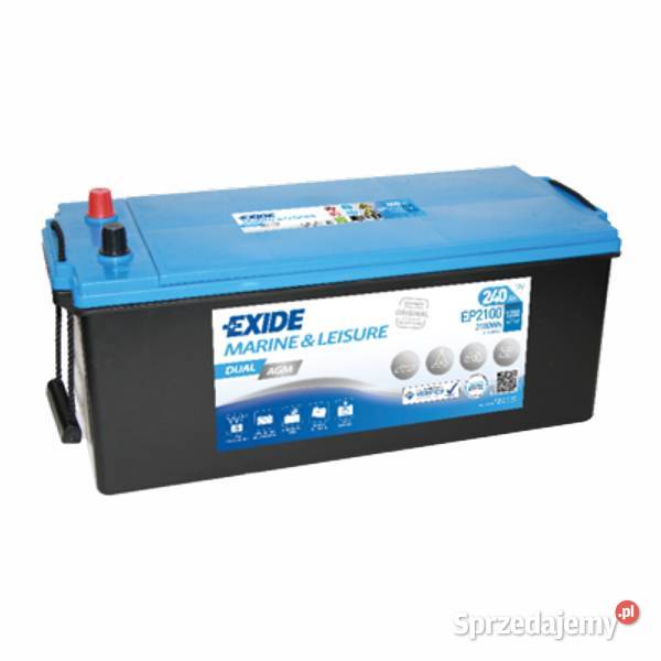 Akumulator Exide AGM 12V 240Ah 1200A L EP2100 ciężarowe dolnośląskie