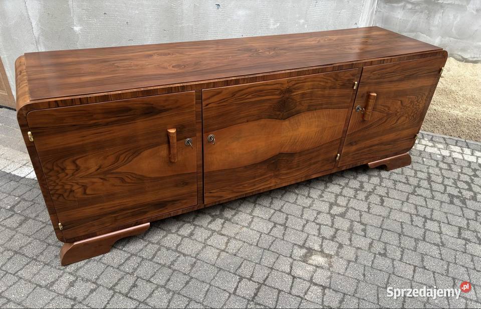 KomodaSzafka RTV Orzech Art Deco 196 Antyk