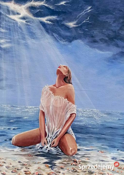 Obraz ręcznie malowany 8060 sprzedam