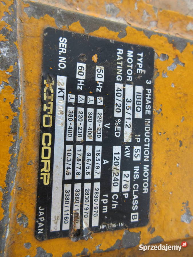 WCIĄGARKA WCIĄGNIK KITO 25T JAPAN PILOT Wąchock