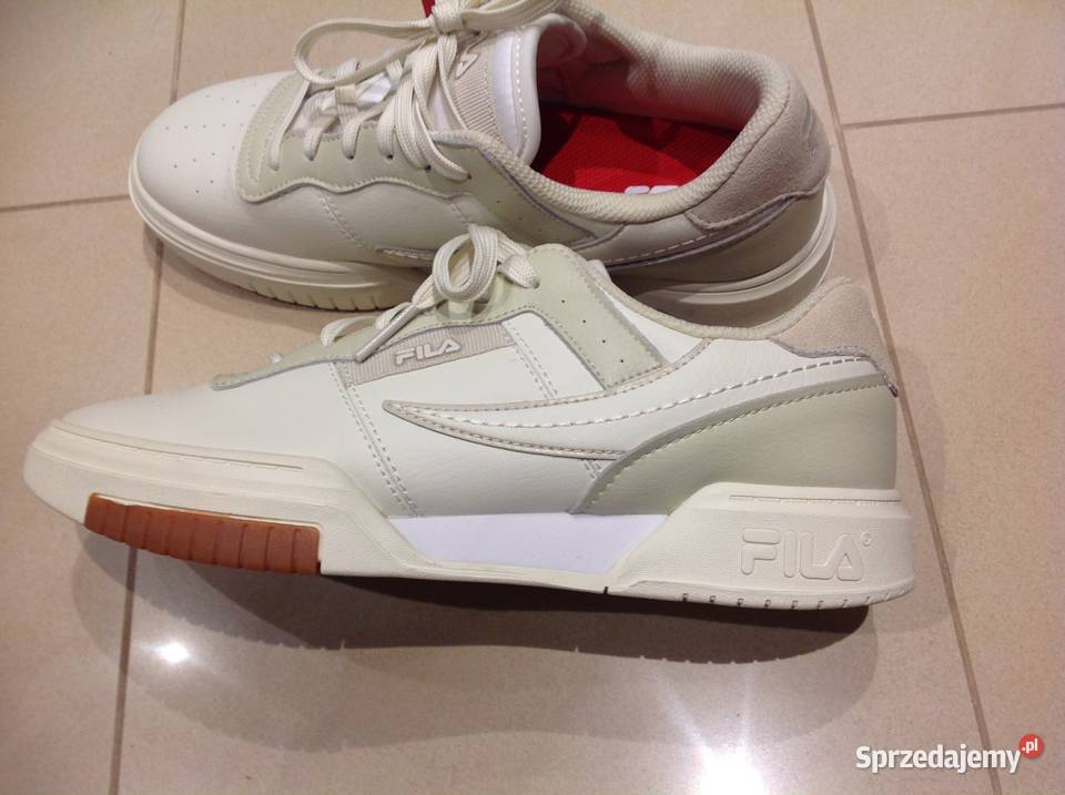 Buty Skórzane Męskie FILA 41 Białe NOWE Sportowe lubuskie Nowa Sól