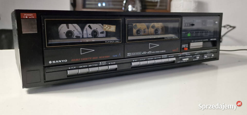 SANYO RD W 566 H magnetofon cassette deck wielkopolskie Międzychód