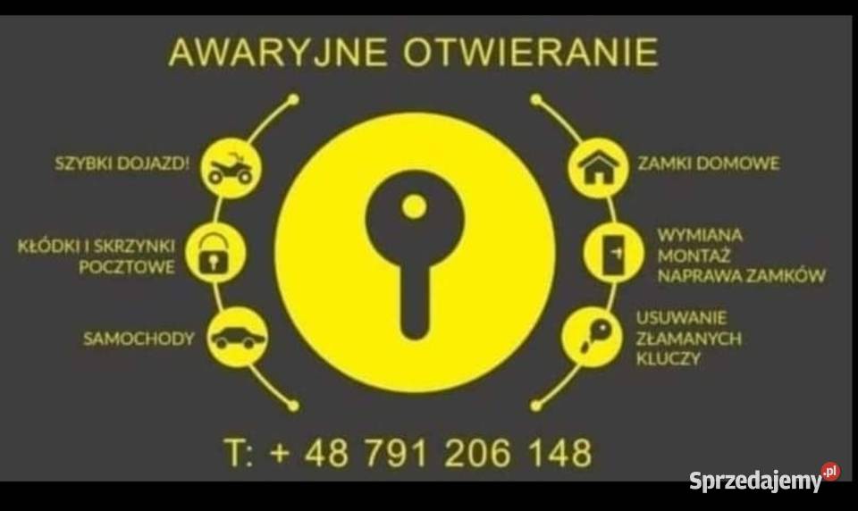 Awaryjne otwieranie samochodów zamków ślusarz Kraków