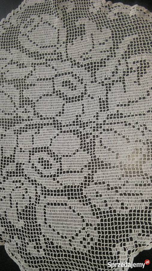 serwetka szydełkowa serweta rękodzieło róża Gdańsk