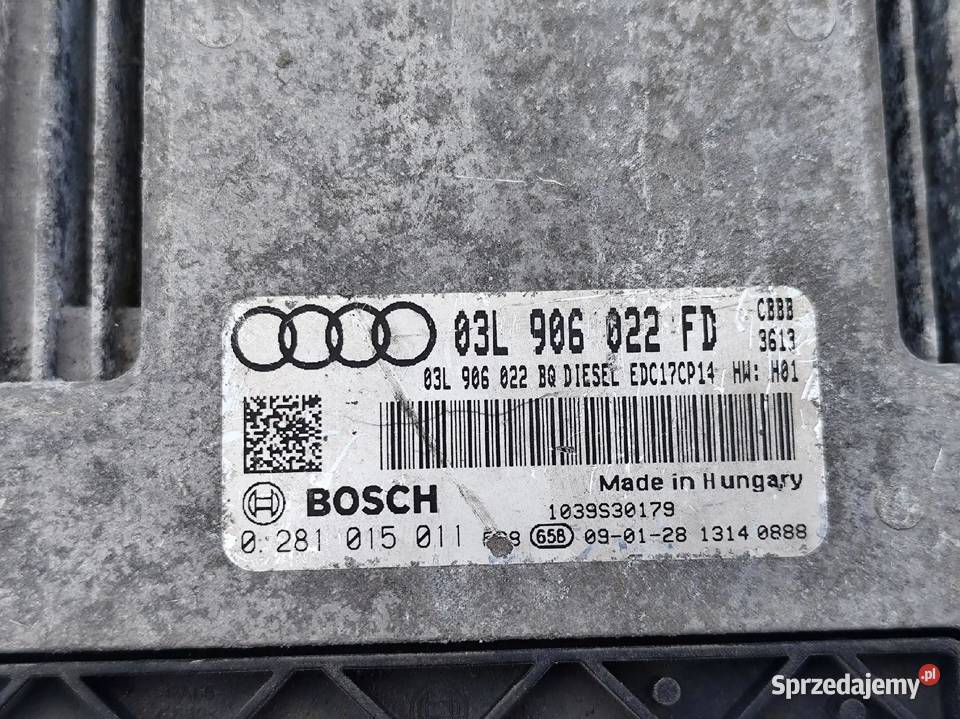 Audi A3 8P STEROWNIK KOMPUTER SILNIKA 20TDI