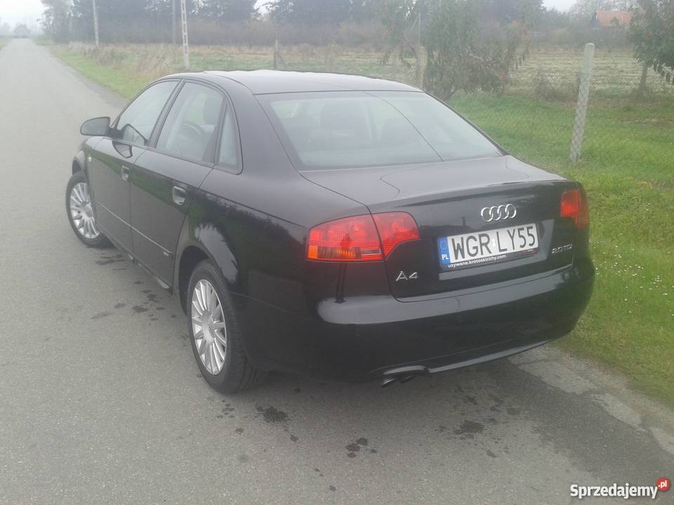 AUDI A4 B7 SLINE SALON POLSKABLACK LINESERWIS reflektory ksenonowe Grójec