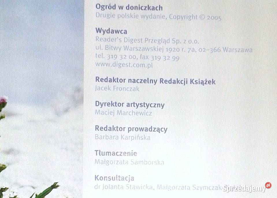 Ogród w doniczkach Readers Digest twarda Chełm
