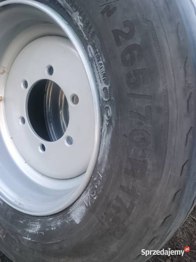 Koła do przyczep bezdętkowe opony ciężarowe 6 8 Opony rolnicze Rolnictwo Łowicz sprzedam