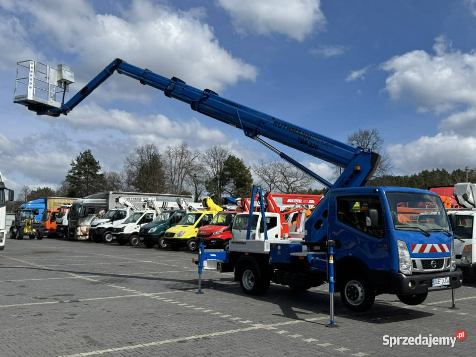 Nissan Cabstar Podnośnik Koszowy 22m RUTHMANN Widełki sprzedam