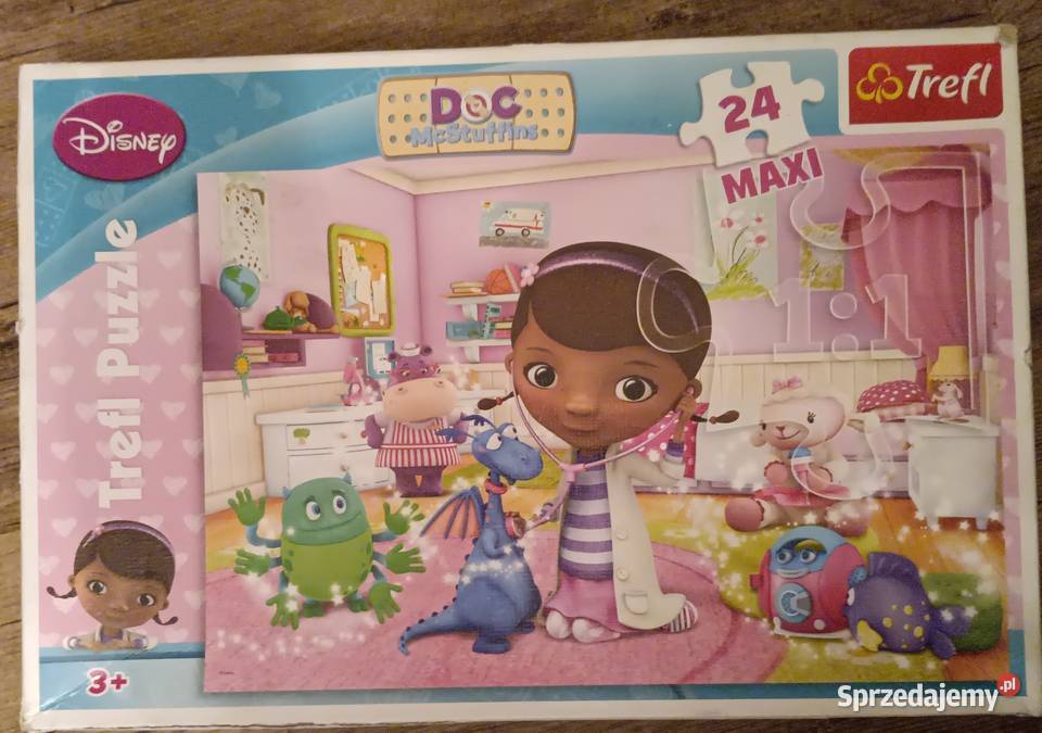 Maxi puzzle 24 elementy firmy Trefl z postaciami Zbylitowska Góra