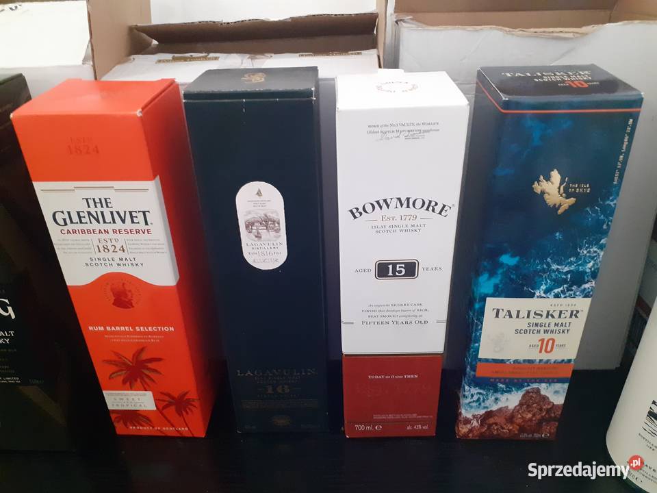 Butelki szklane Whisky Gin Wino Rum Liker Warszawa