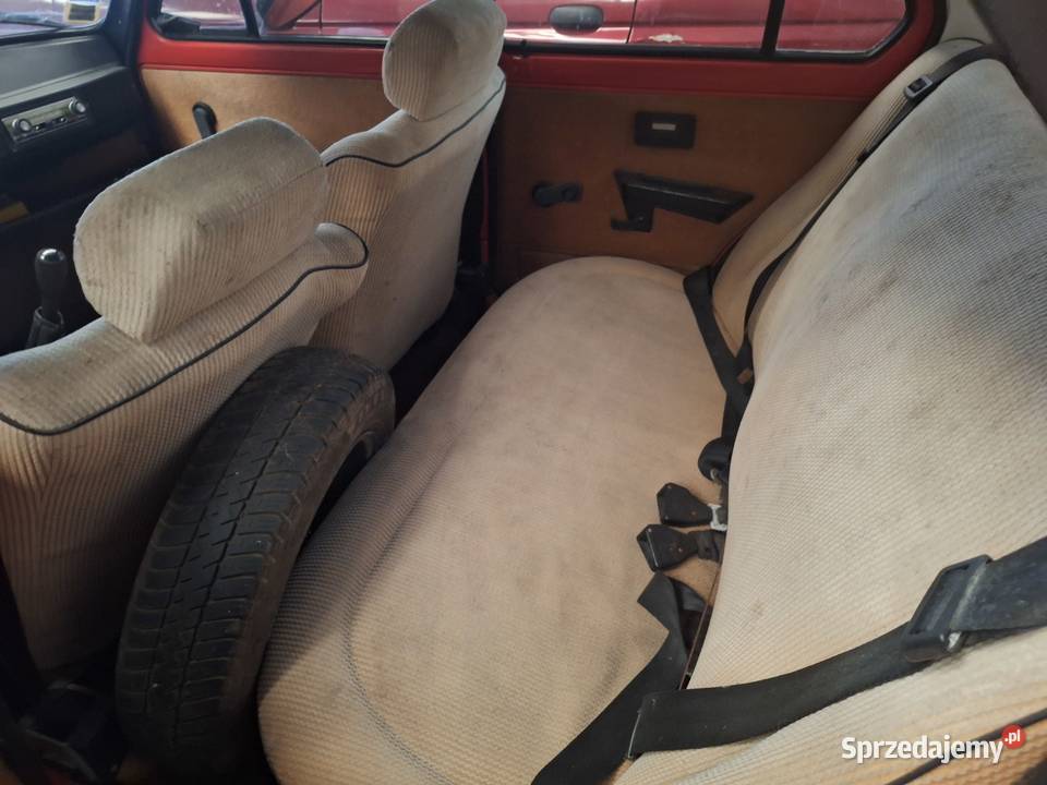 Fiat 127 5 drzwi czerwony bez korozji ładny stan Lębork