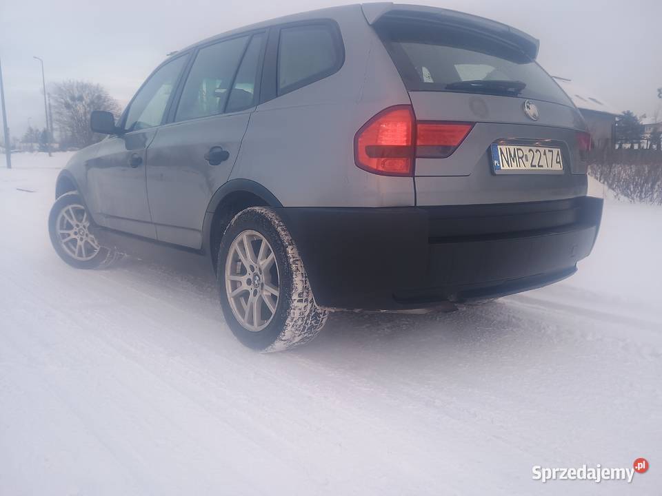 BMW X3 20 D szary Mrągowo