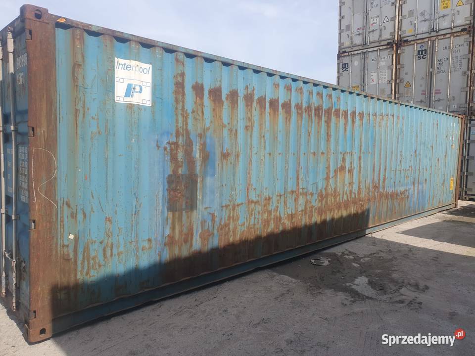 kontener morski 40 hc używany 12m kontener Magazynowanie Łódź