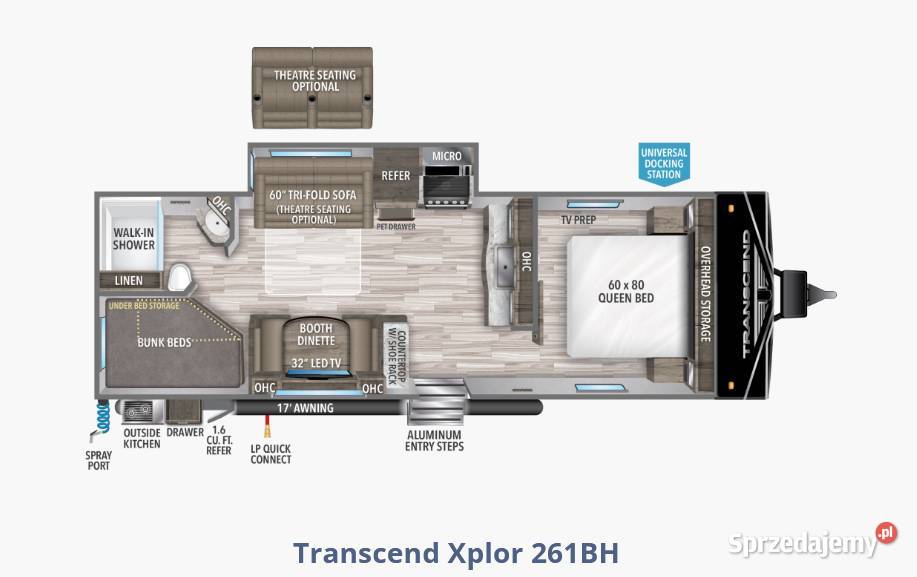Przyczepa Grand Design Transcend Xplor 261BH Kraków