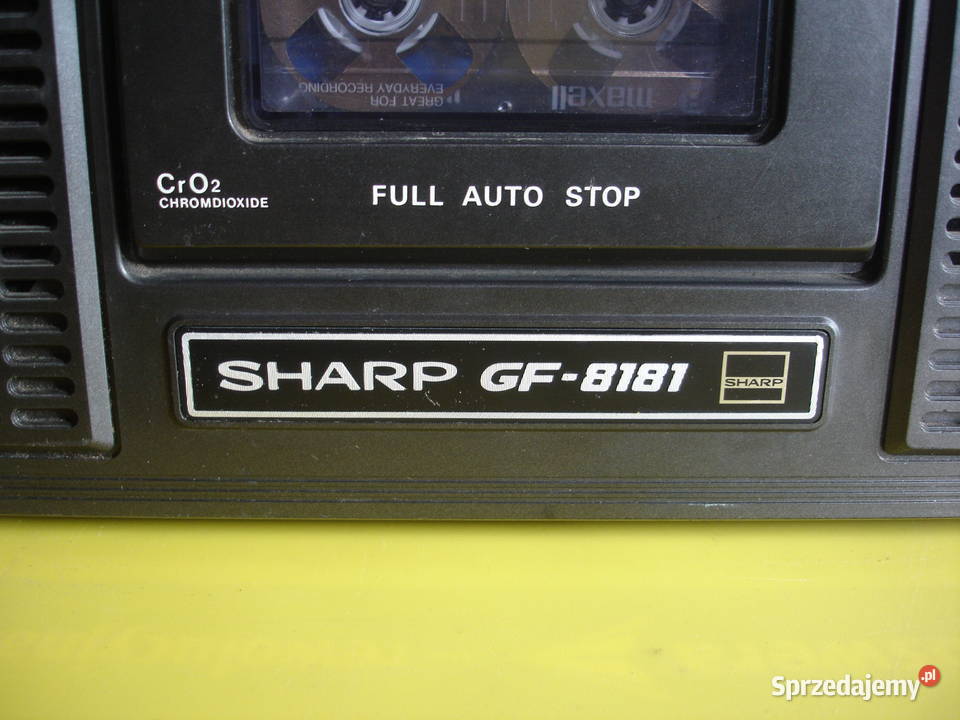 Radiomagnetofon SHARP GF8181 Radioodtwarzacze lubuskie Zielona Góra