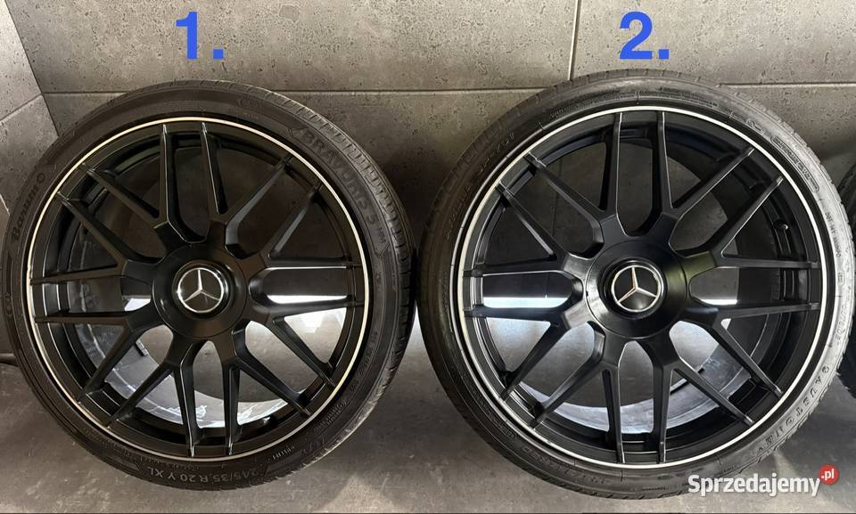 20 Mercedes w213 w222 felgi koła komplet 5x112