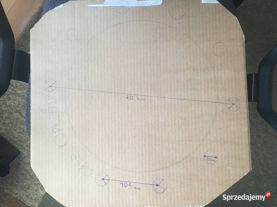 Opony koła 281 R26 radialne nieuszkodzony Telatyn