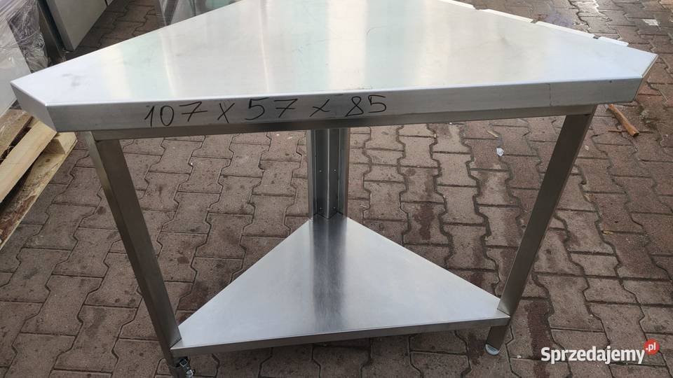 Stół narożny gastronomiczny z ciągu 107x57x85