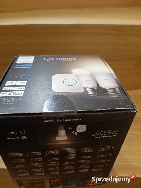 Zestaw Philips Hue mostek 21 2 żarówki E27 White Oświetlenie inteligentne Kraków