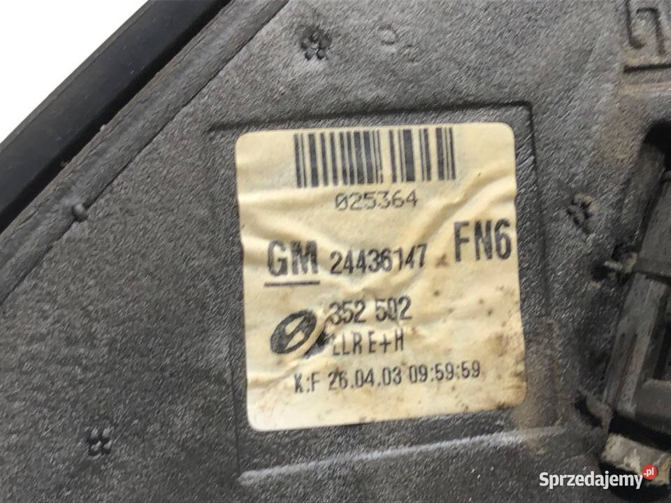LUSTERKO PRAWY OPEL SIGNUM Hatchback 0308 osobowe