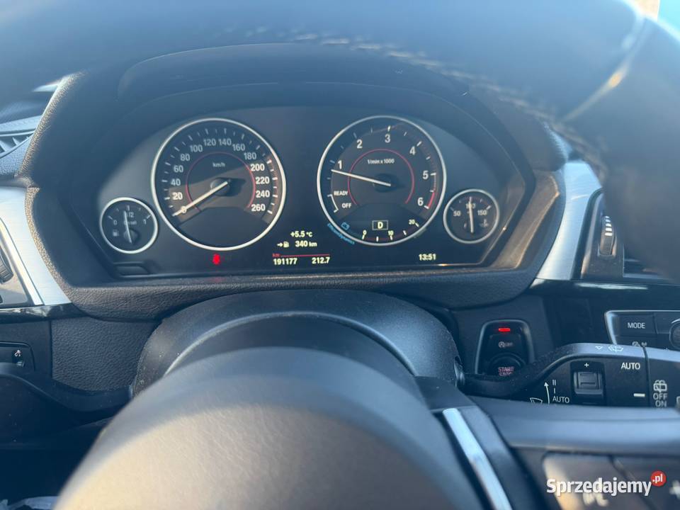 BMW 320xd Mpakiet HUD 2017r wielkopolskie Skrzynki