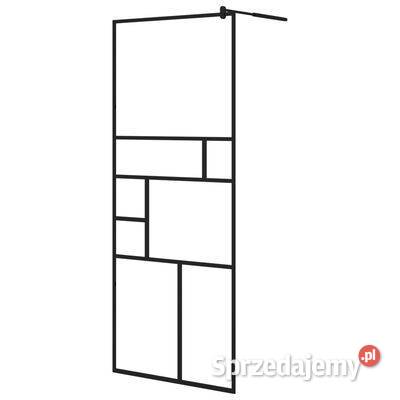Ścianka prysznicowa z półką czarna 80x195 ESG i Warszawa sprzedam