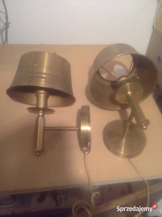 Stara lampa Carington i kinkiety mazowieckie Warszawa