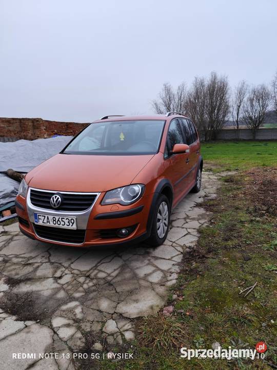Vw Touran cross nieuszkodzony lubuskie Bieniów sprzedam