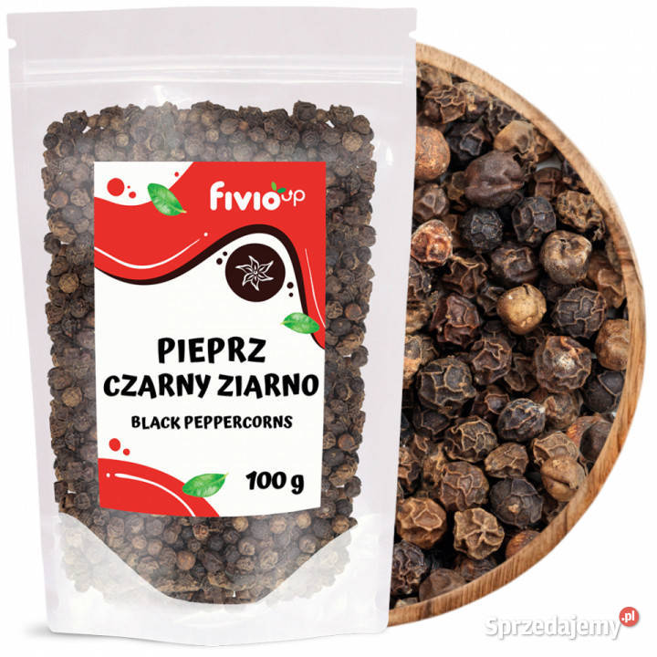 fivio Pieprz czarny ziarno 100g Brzozów sprzedam