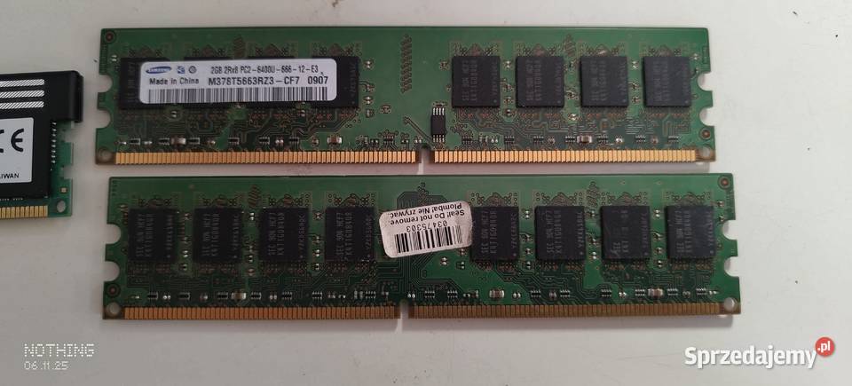 Pamięci RAM DDR4DDR3DDR2 wielkopolskie Swarzędz